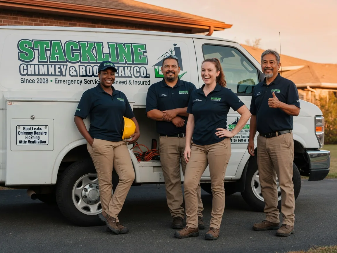 Chimney flashing repair company in Sunbury, NC